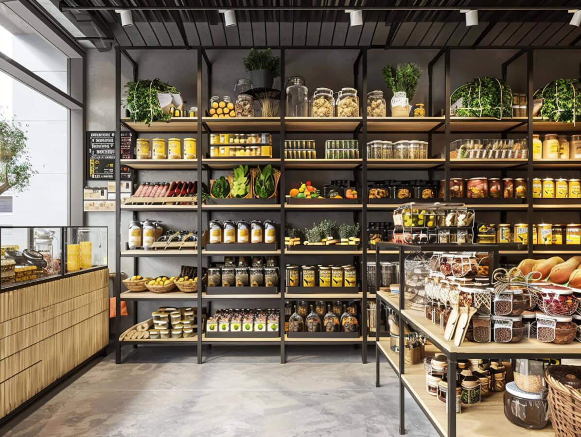 Meble do sklepów spożywczych