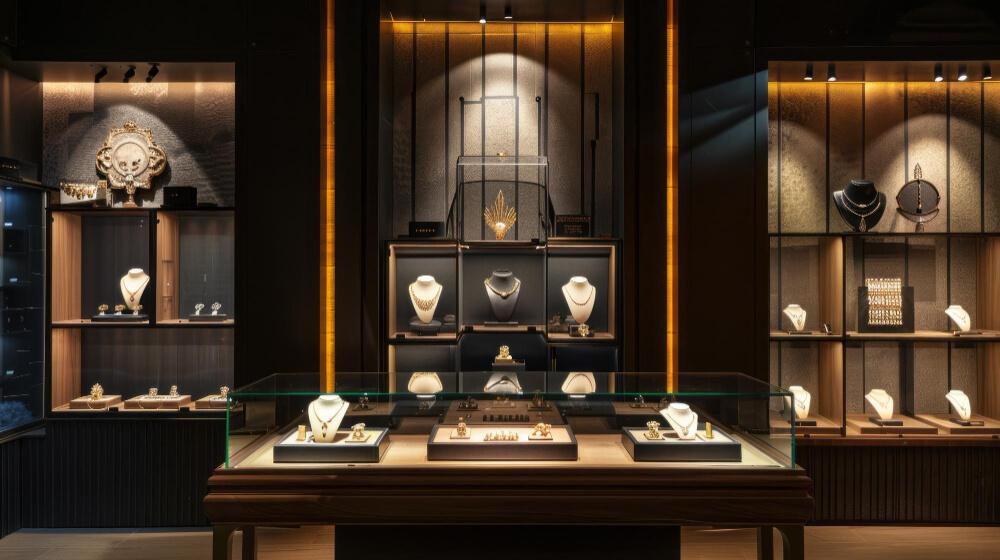 Meble do salonów jubilerskich i optycznych